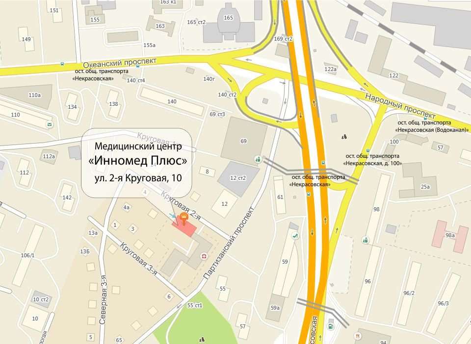 Владивосток карта города океанский проспект